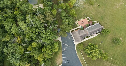 Brick House Aerial